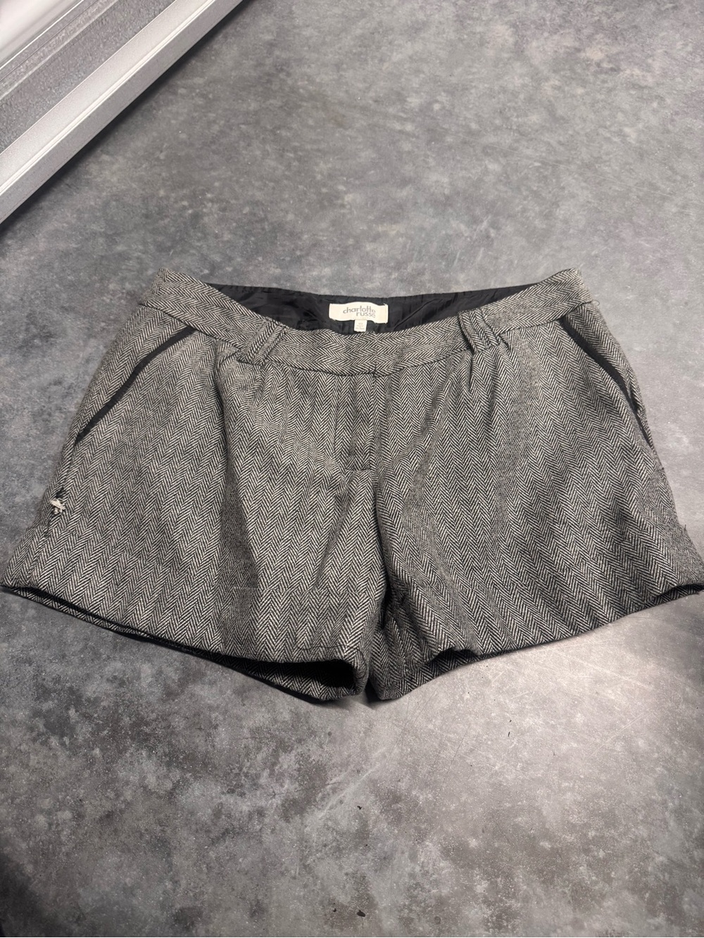 Grey/Black Business Shorts